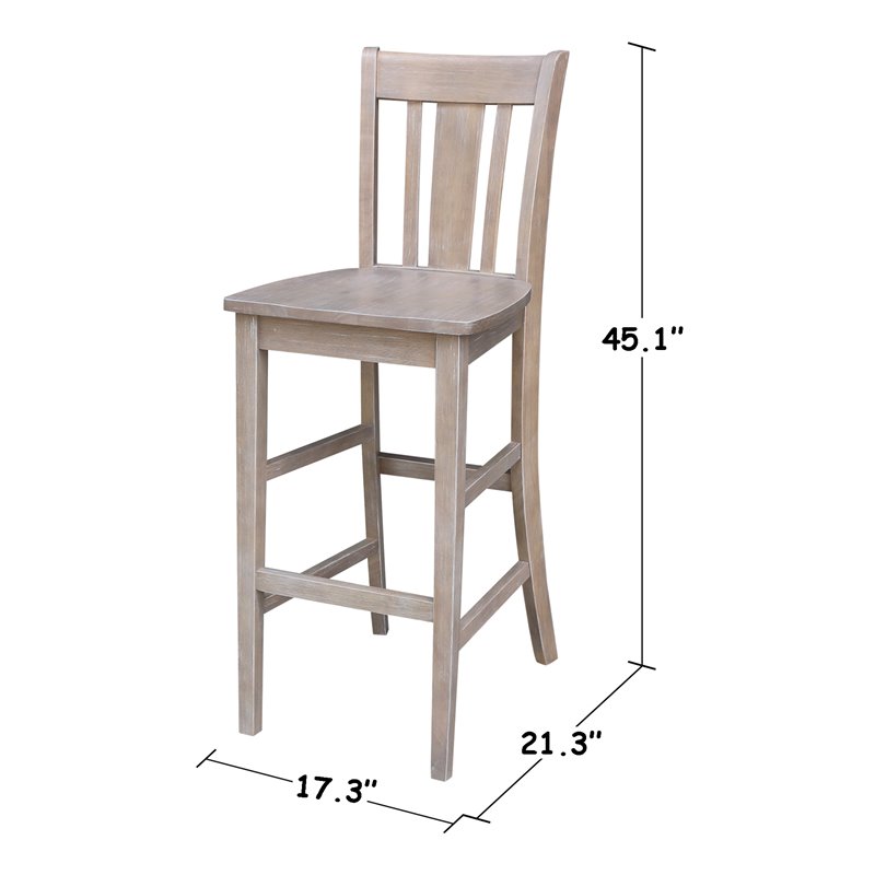International Concepts San Remo Bar height Stool - 30