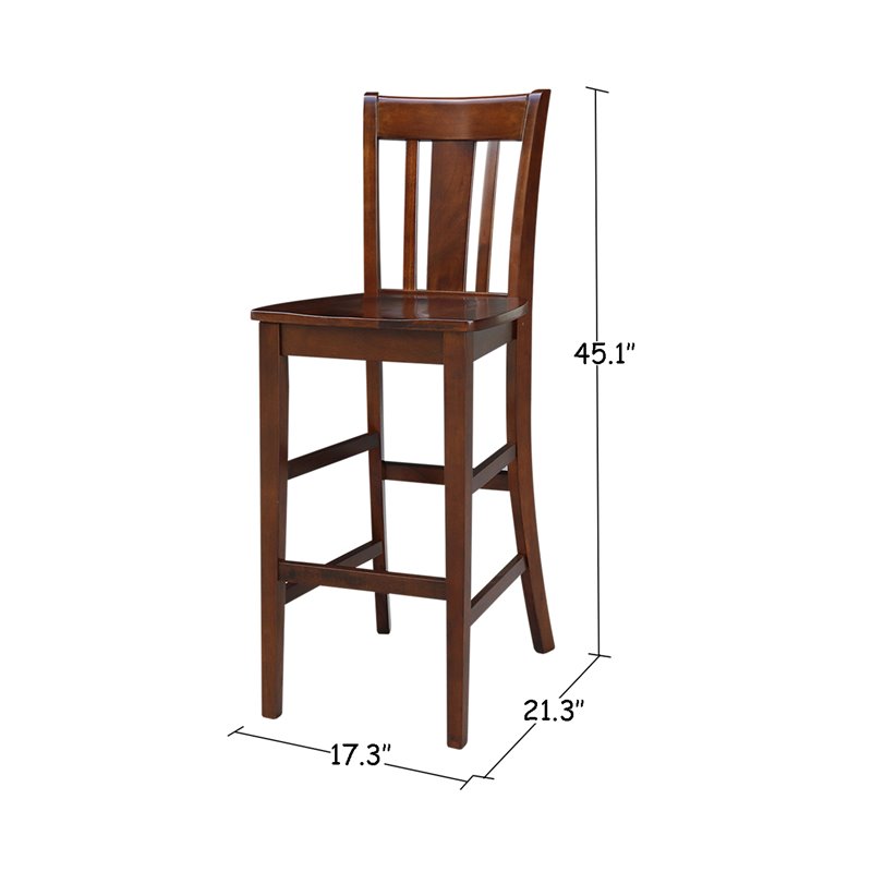 International Concepts San Remo Bar height Stool - 30