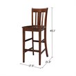 International Concepts San Remo Bar height Stool - 30