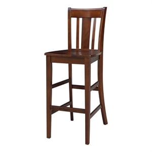 International Concepts San Remo Bar height Stool - 30&quot Seat Height Brown