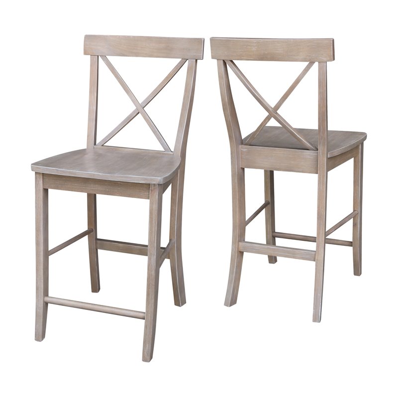 International Concepts X-Back Counter height Stool - 24