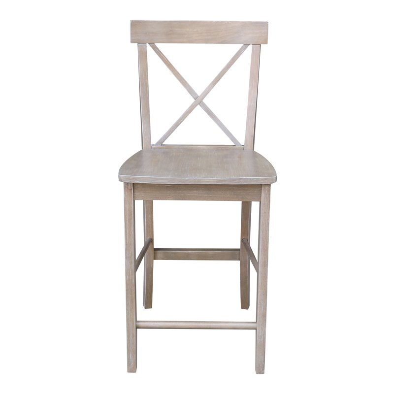International Concepts X-Back Counter height Stool - 24