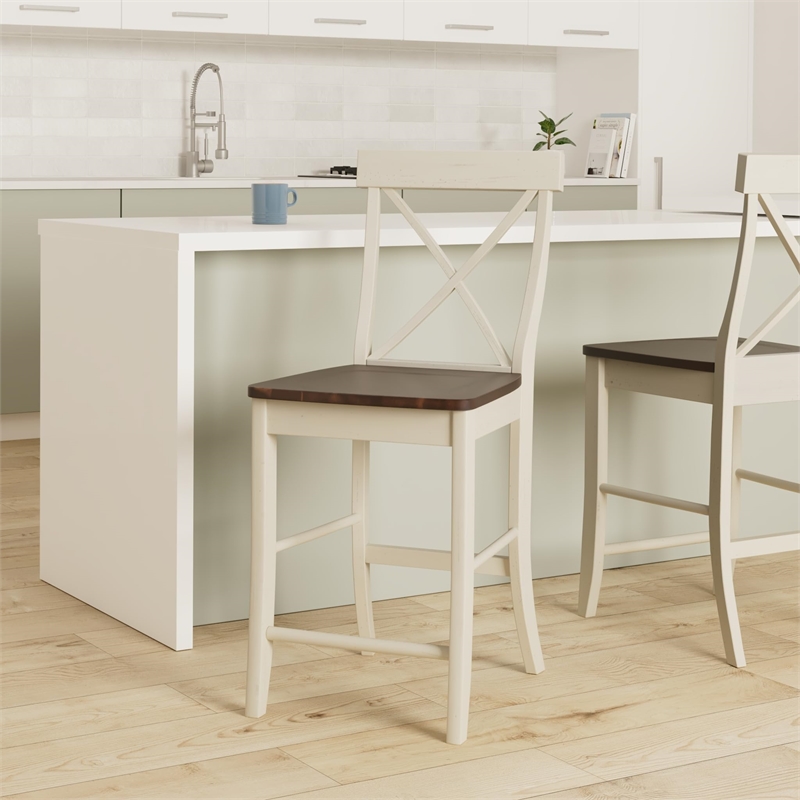 International Concepts X-Back Counter height Stool - 24