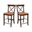 International Concepts X-Back Counter height Stool - 24