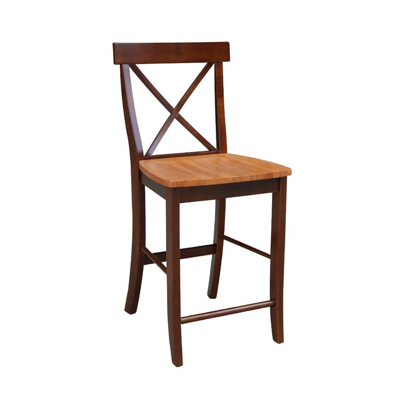 International Concepts X-Back Counter height Stool - 24