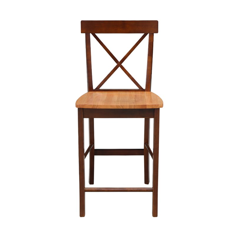 International Concepts X-Back Counter height Stool - 24
