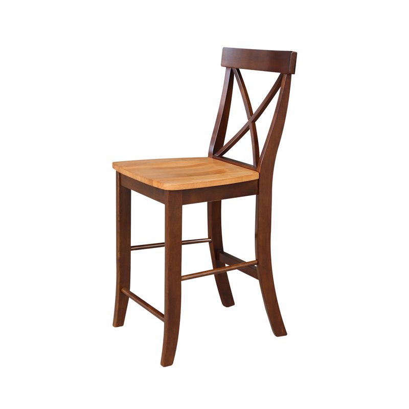 International Concepts X-Back Counter height Stool - 24