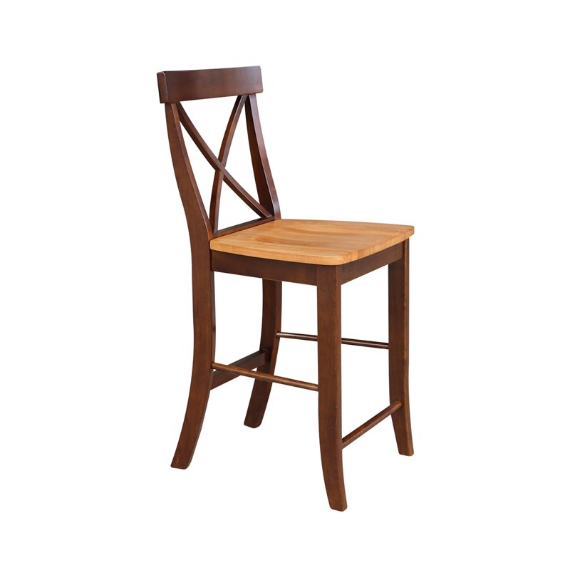 International Concepts X-Back Counter height Stool - 24
