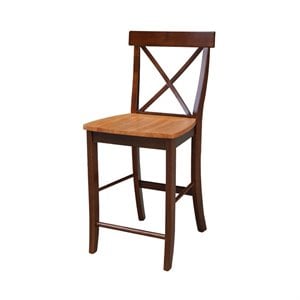International Concepts X-Back Counter height Stool - 24&quot Seat Height