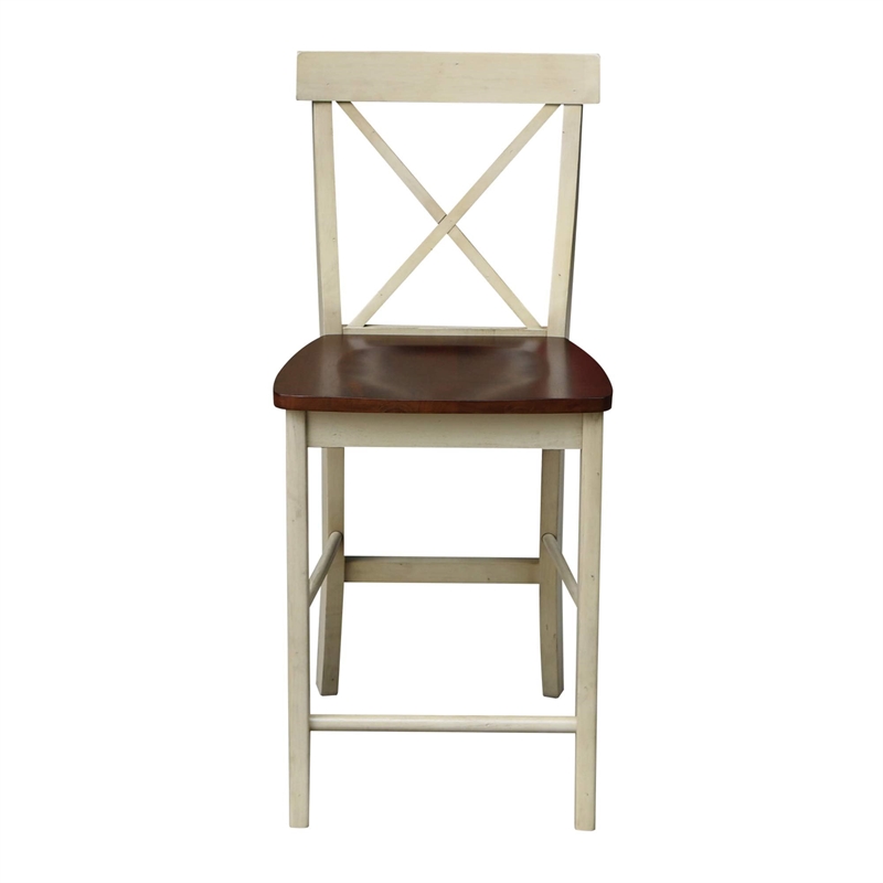 International Concepts X-Back Counter height Stool - 24