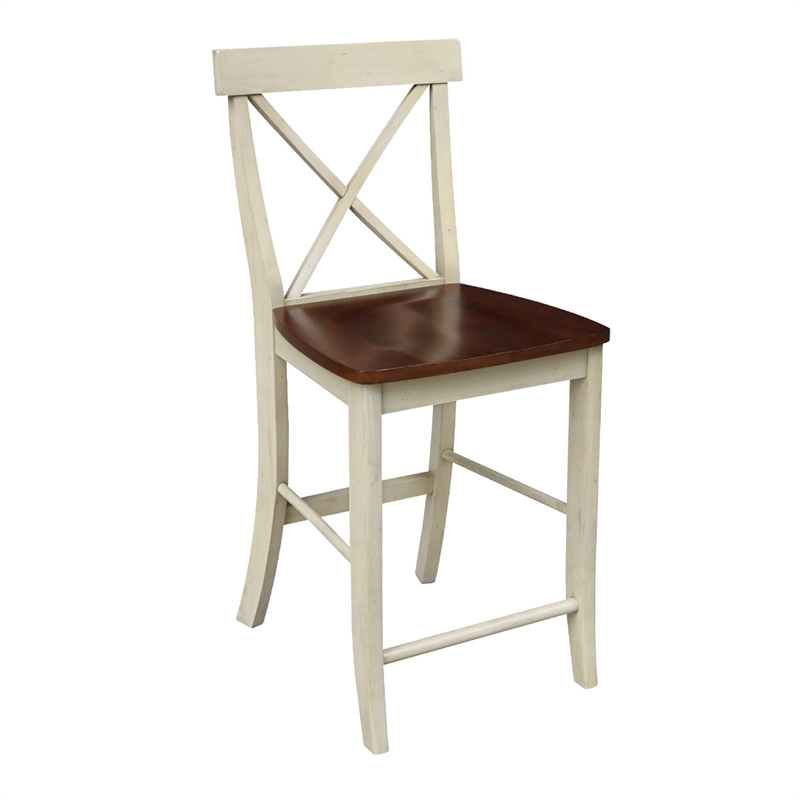 International Concepts X-Back Counter height Stool - 24