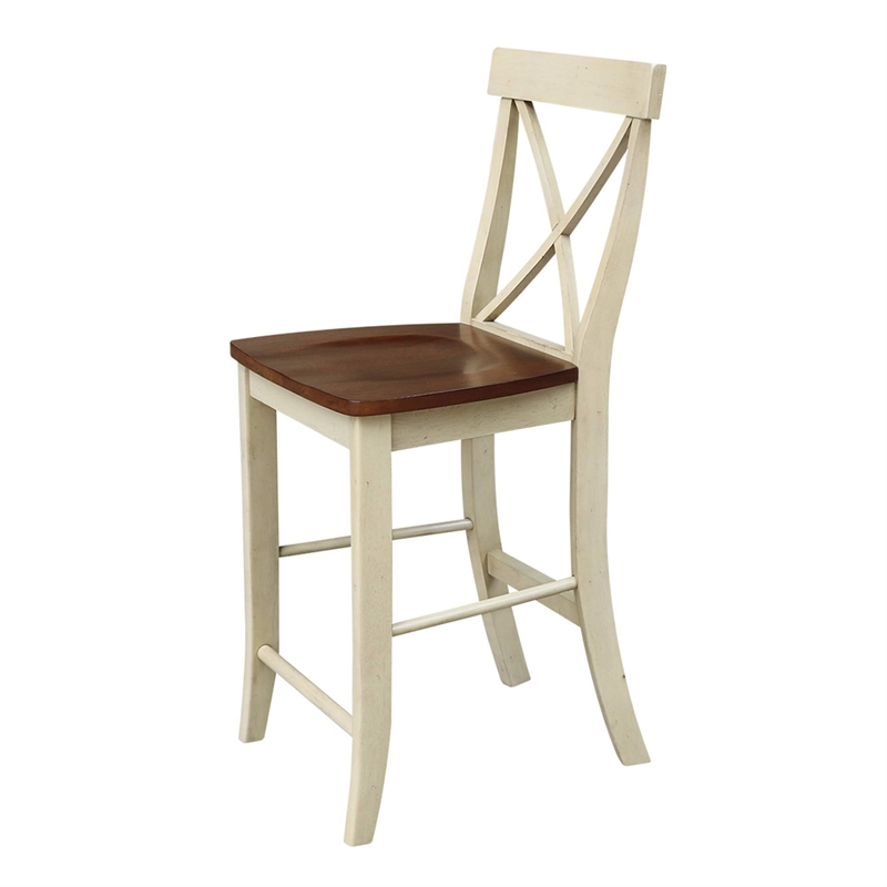 International Concepts X-Back Counter height Stool - 24