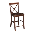 International Concepts X-Back Counter height Stool - 24