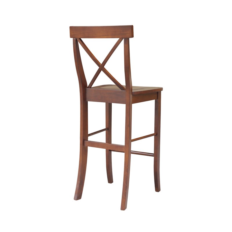 International Concepts X-Back Bar height Stool - 30
