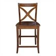 Vineyard Solid Wood Counter Height Stool in Espresso - 24