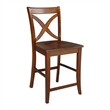 Vineyard Solid Wood Counter Height Stool in Espresso - 24
