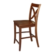 Vineyard Solid Wood Counter Height Stool in Espresso - 24
