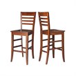 International Concepts Roma Bar Height Wood Stool - 30