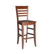 International Concepts Roma Bar Height Wood Stool - 30