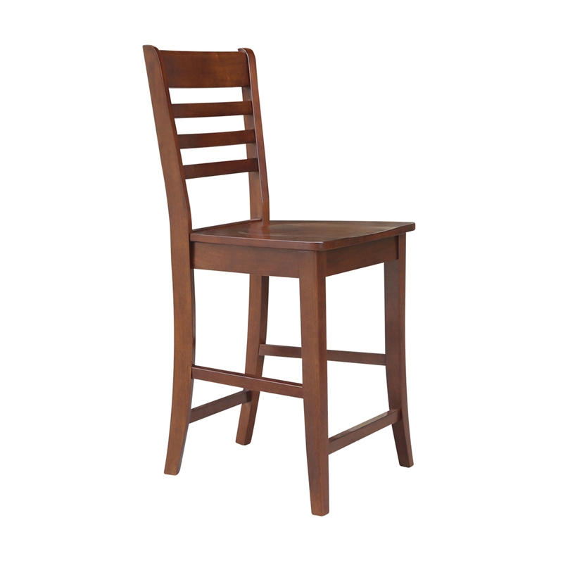International Concepts Roma Bar Height Wood Stool - 30