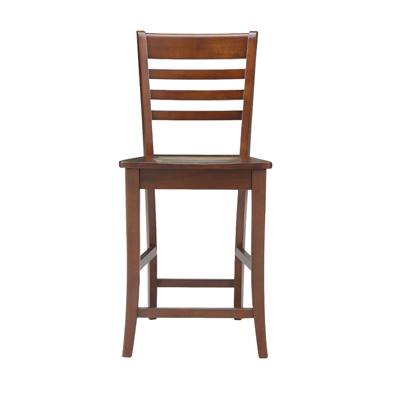 International Concepts Roma Bar Height Wood Stool - 30