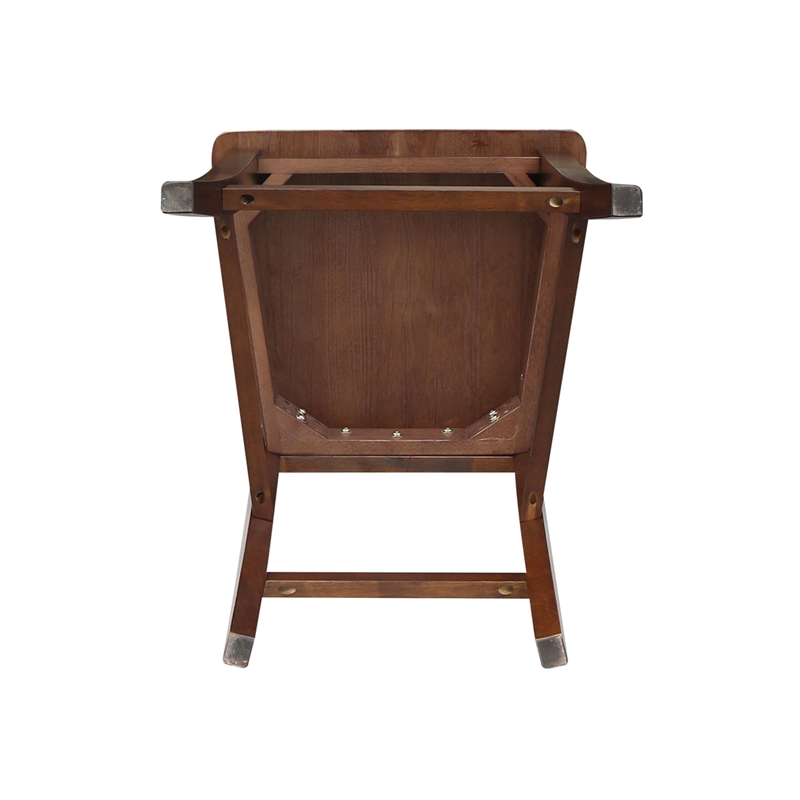 International Concepts Roma Bar Height Wood Stool - 30