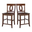 Verona Solid Wood Counter Height Stool in Espresso - 24