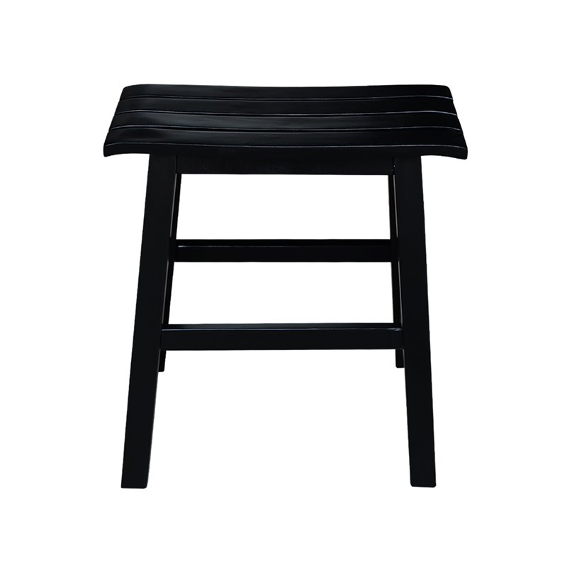 International Concepts Slat Seat Stool - 18
