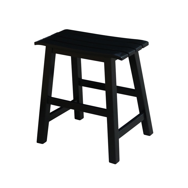 International Concepts Slat Seat Stool - 18