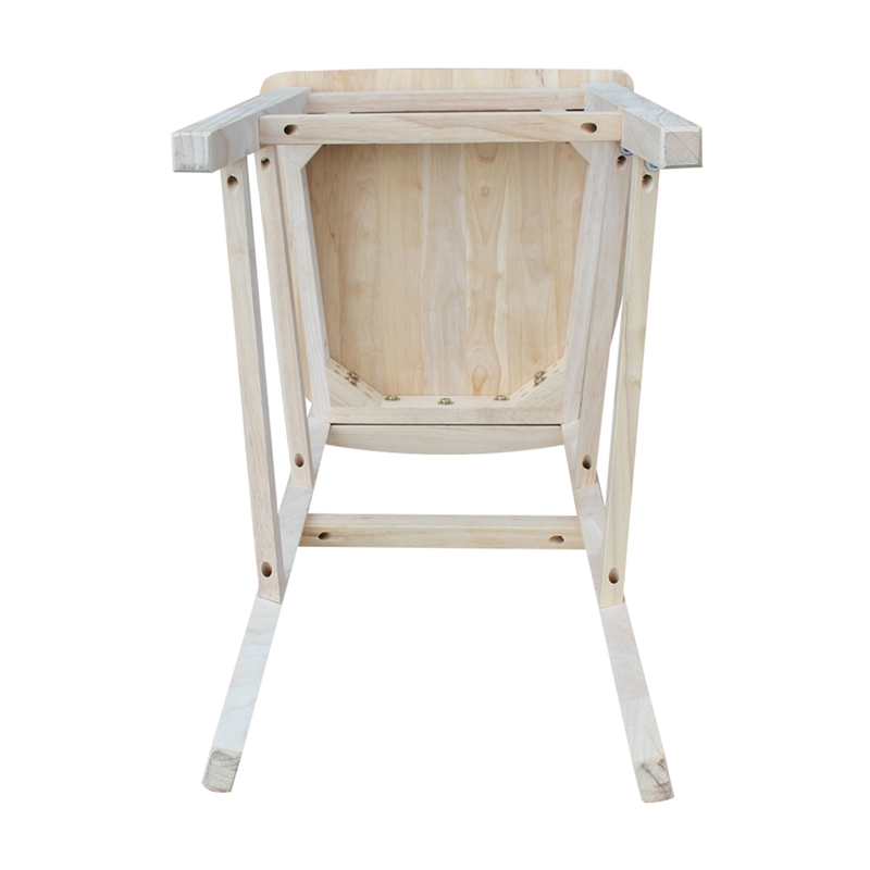 San Remo Solid Wood Bar Height Stool - 30