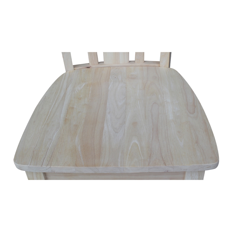 San Remo Solid Wood Bar Height Stool - 30