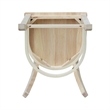 Charlotte Solid Wood Counter Height Stool with a 24