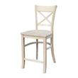 Charlotte Solid Wood Counter Height Stool with a 24