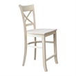 Charlotte Solid Wood Counter Height Stool with a 24