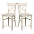 Charlotte Solid Wood Counter Height Stool with a 24