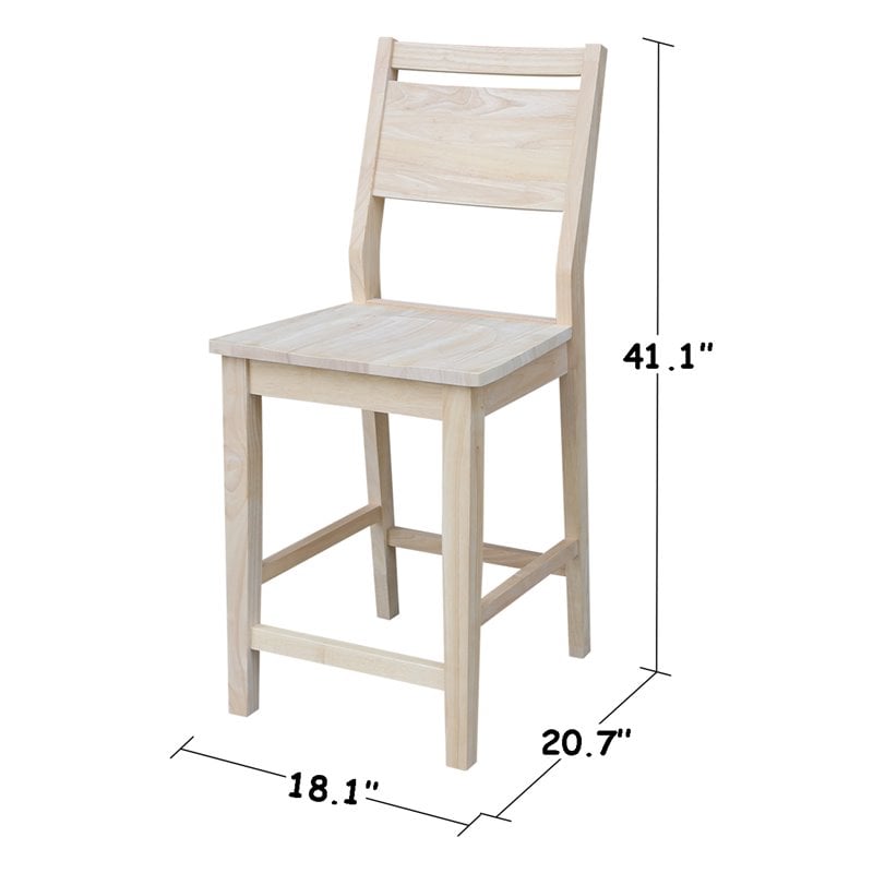 International Concepts Aspen Counter height Panel Stool - 24