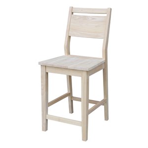 International Concepts Aspen Counter height Panel Stool - 24&quot Seat Height
