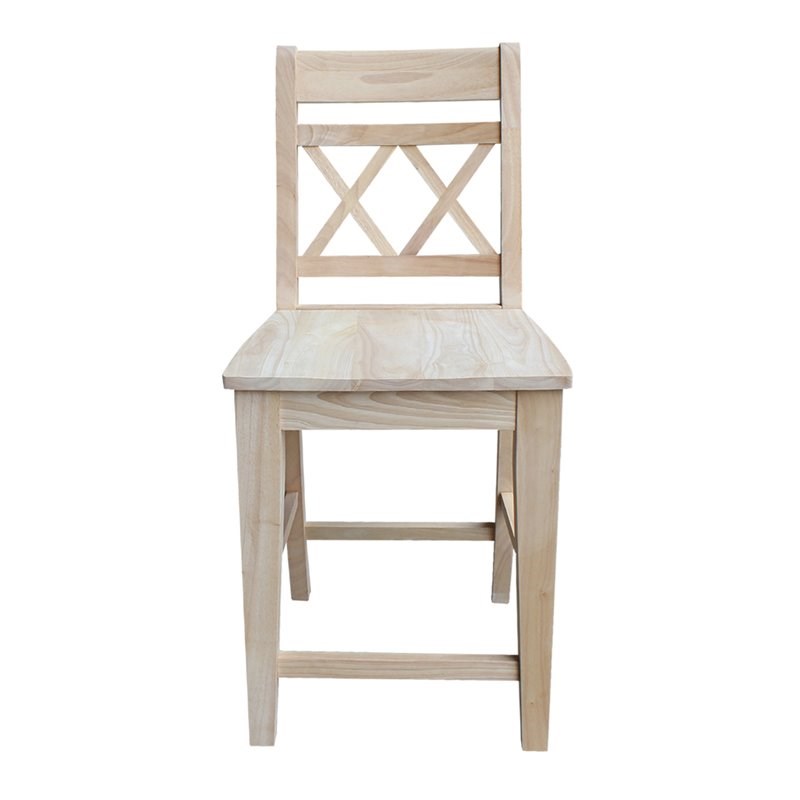 Canyon Collection Counter height Double X-Back  Stool - 24