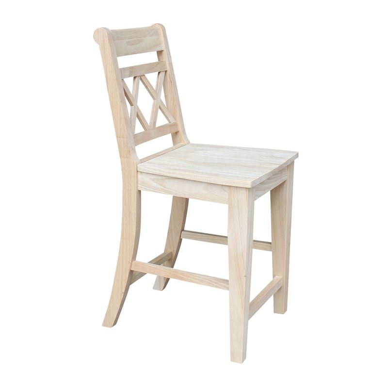 Canyon Collection Counter height Double X-Back  Stool - 24
