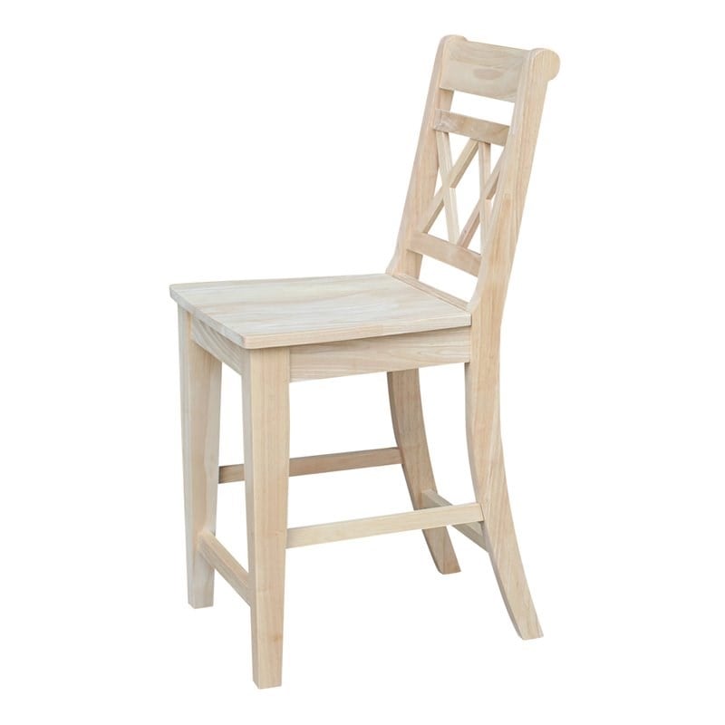 Canyon Collection Counter height Double X-Back  Stool - 24