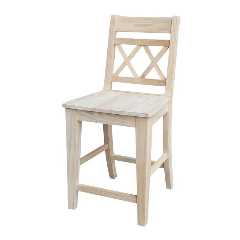 Canyon Collection Counter height Double X-Back  Stool - 24