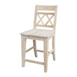 Canyon Collection Counter height Double X-Back  Stool - 24