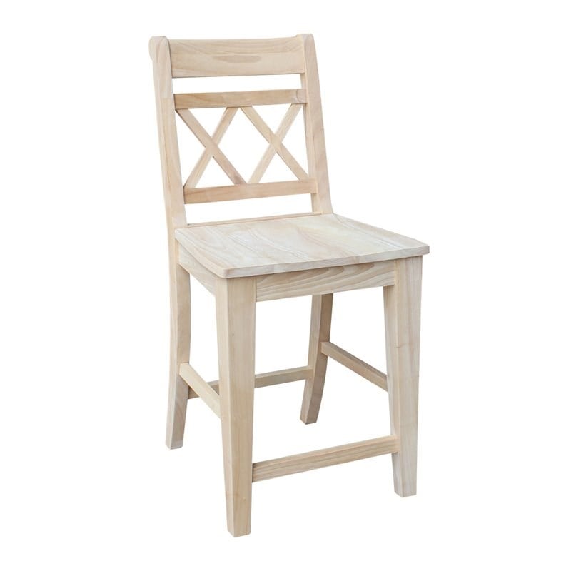Canyon Collection Counter height Double X-Back  Stool - 24