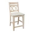 Canyon Collection Counter height Double X-Back  Stool - 24