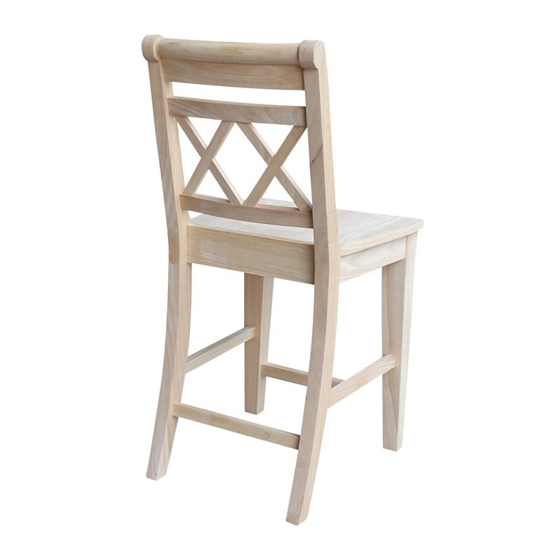Canyon Collection Counter height Double X-Back  Stool - 24