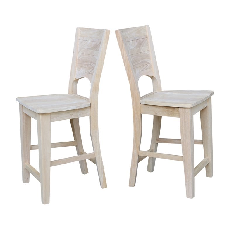 Canyon Collection Solid Back Counter height Stool - 24