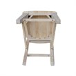 Canyon Collection Solid Back Counter height Stool - 24