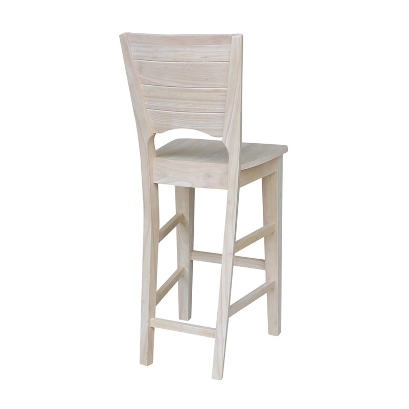 Canyon Collection Solid Back Bar height Stool - 30