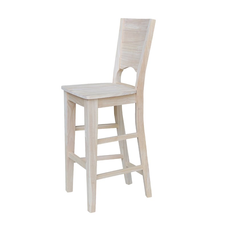 Canyon Collection Solid Back Bar height Stool - 30