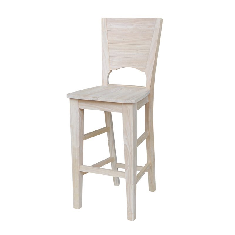 Canyon Collection Solid Back Bar height Stool - 30